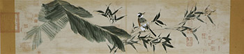 Chinese Bamboo Painting,35cm x 136cm,wrf21179009-x