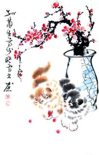 Ju Sheng Chinese Painting 4489014