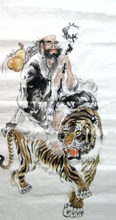 Chinese Da Mo Painting,66cm x 136cm,3751001-x