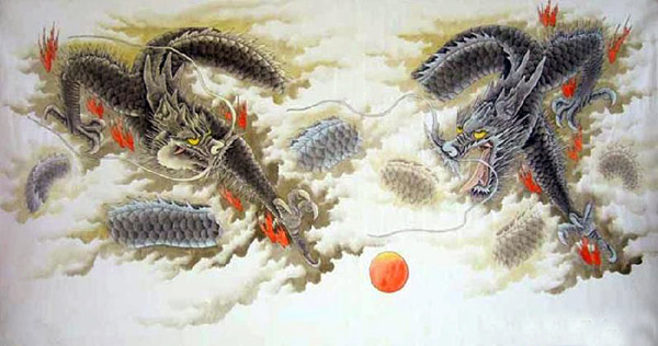 Dragon,70cm x 130cm(27〃 x 51〃),4738005-z