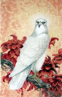 Chinese Eagle Painting,45cm x 65cm,4700043-x