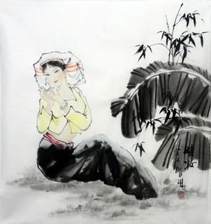 Qin Zhi Lin Chinese Painting 3813001