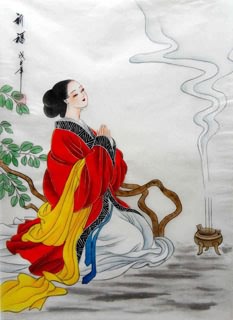 Chinese Famous Four Beauties Painting,30cm x 45cm,3336015-x