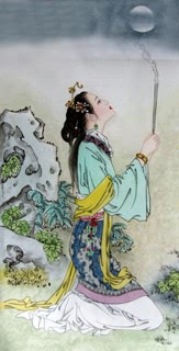 Chinese Famous Four Beauties Painting,34cm x 69cm,3533016-x