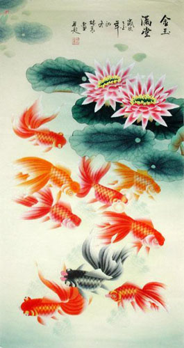Goldfish,55cm x 100cm(22〃 x 39〃),2622001-z