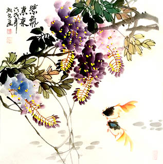 Wei Zhu Wen Chinese Painting wzw21156001