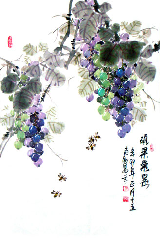 Grape,50cm x 70cm(19〃 x 27〃),2360086-z