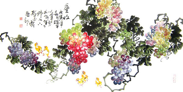 Grape,66cm x 130cm(26〃 x 51〃),2552010-z