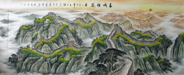 Great Wall,140cm x 360cm(55〃 x 142〃),1026007-z