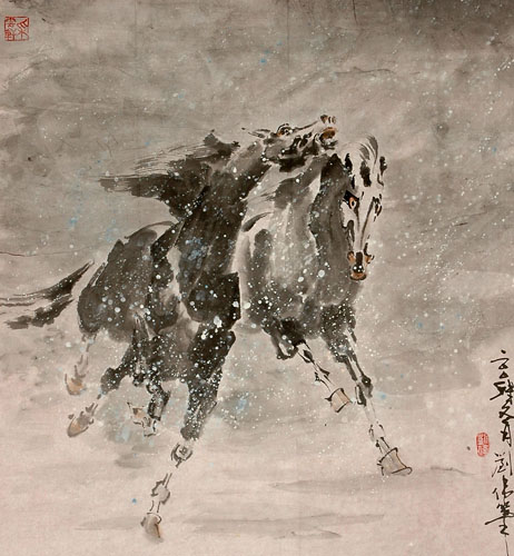 Horse,34cm x 138cm(13〃 x 54〃),41093008-z