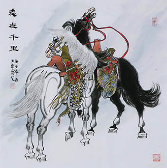 Chinese Horse Painting,68cm x 68cm,4671021-x