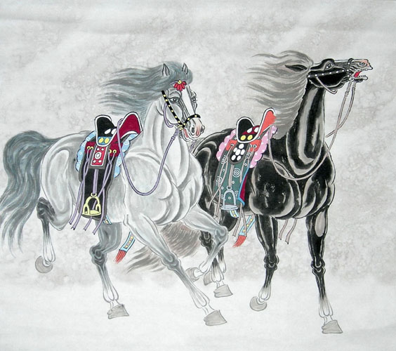 Horse,50cm x 50cm(19〃 x 19〃),4720060-z