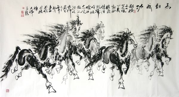 Horse,97cm x 180cm(38〃 x 70〃),4736001-z