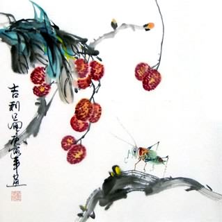 Liu Si Qi Chinese Painting 2572001