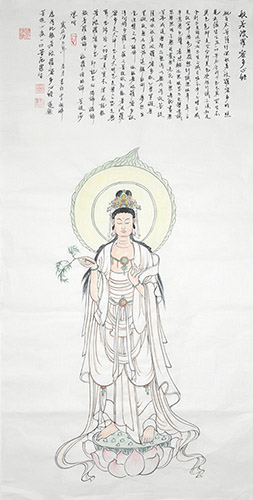 Kuan Yin,66cm x 130cm(26〃 x 51〃),3011019-z