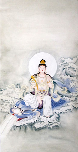 Kuan Yin,66cm x 136cm(26〃 x 53〃),3082023-z