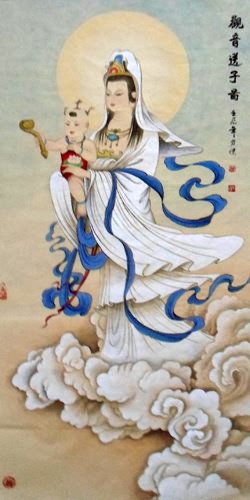 Kuan Yin,57cm x 120cm(22〃 x 47〃),3745033-z