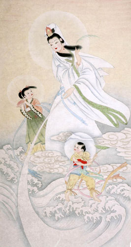 Kuan Yin,70cm x 130cm(27〃 x 51〃),3809009-z