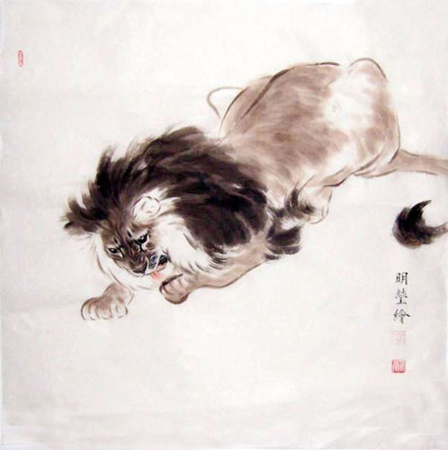 Lion,50cm x 50cm(19〃 x 19〃),4374001-z