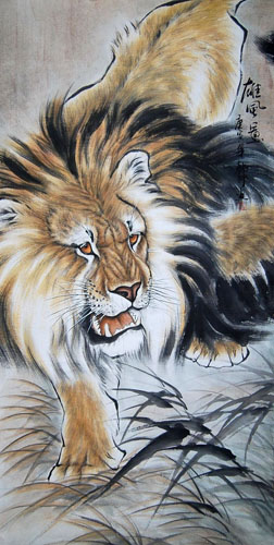 Lion,66cm x 136cm(26〃 x 53〃),4442002-z