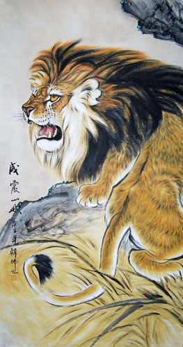 Lion,66cm x 136cm(26〃 x 53〃),4442003-z