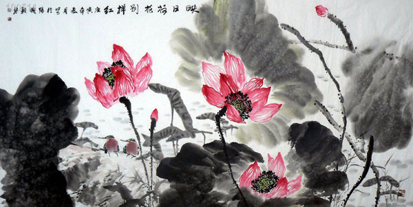 Lotus,90cm x 180cm(35〃 x 70〃),2325021-z