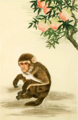 Monkey,69cm x 46cm(27〃 x 18〃),4616007-z