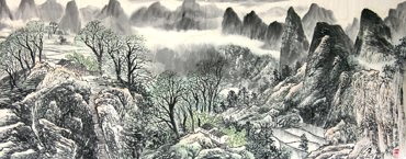 Huang Ri Gao Chinese Painting 1001002