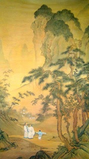 Chinese Mountains Painting,70cm x 125cm,1035011-x