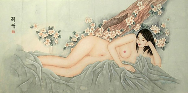 Nude Girl,66cm x 136cm(26〃 x 53〃),3726004-z