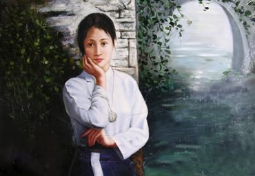 Portrait Oil Painting,60cm x 90cm,6361002-x