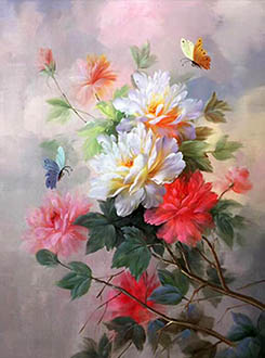 Floral Oil Painting,70cm x 140cm,lxs6278017-x