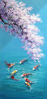 Floral Oil Painting,60cm x 120cm,lxs6278010-x