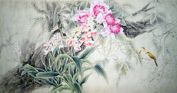 Orchid,68cm x 136cm(27〃 x 54〃),2011018-z