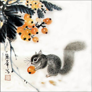 Chinese Other Animals Painting,34cm x 34cm,4485012-x