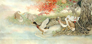 Chinese Other Animals Painting,115cm x 240cm,4497002-x
