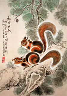 Chinese Other Animals Painting,69cm x 46cm,4680003-x