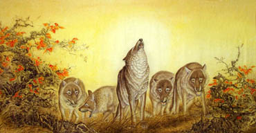 Chinese Other Animals Painting,66cm x 130cm,4682020-x