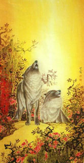 Chinese Other Animals Painting,69cm x 138cm,4682023-x