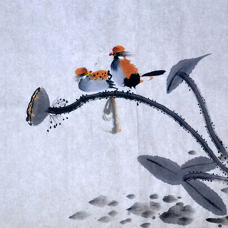 Chinese Other Birds Painting,33cm x 33cm,2408019-x