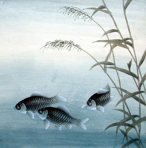 Other Fishes,69cm x 69cm(27〃 x 27〃),2614010-z