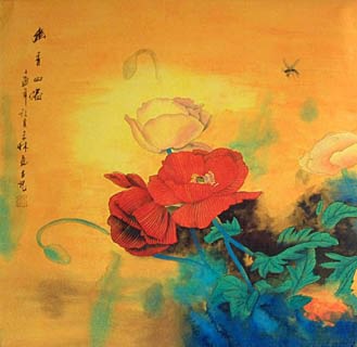 Chinese Other Flowers Painting,66cm x 66cm,2319042-x