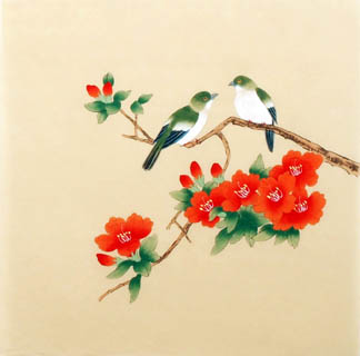 Chinese Other Flowers Painting,40cm x 40cm,2340025-x