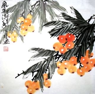 Chinese Other Fruits Painting,33cm x 33cm,2399013-x