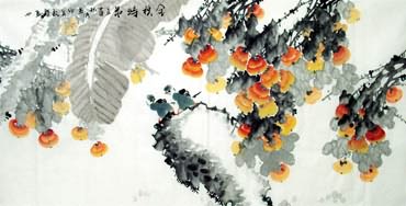 Chinese Other Fruits Painting,69cm x 138cm,2422013-x