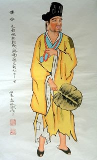 Chinese Other Mythological Characters Painting,34cm x 69cm,3519053-x