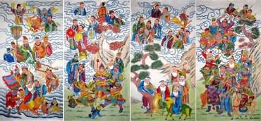 Chinese Other Mythological Characters Painting,76cm x 153cm,3811014-x
