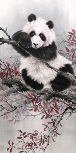 Panda,50cm x 100cm(19〃 x 39〃),4502008-z