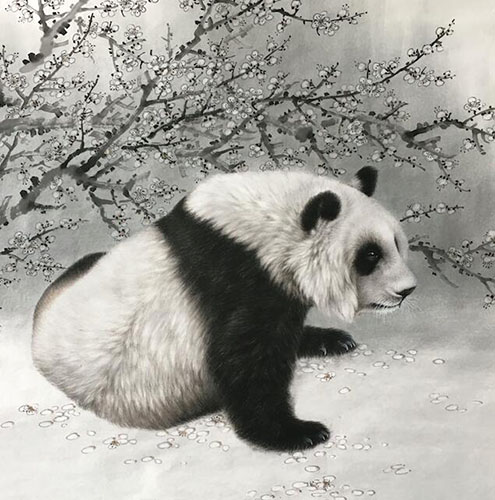 Panda,66cm x 66cm(26〃 x 26〃),4502014-z