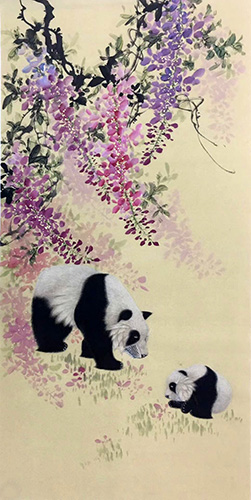 Panda,66cm x 136cm(26〃 x 53〃),4510007-z